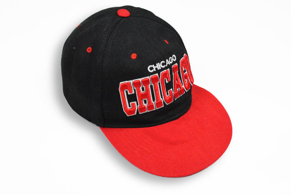 vintage Chicago Bulls black red cap