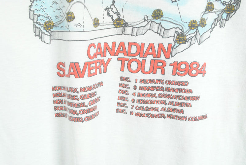 vintage iron maiden 1984 canadian slavery tour 