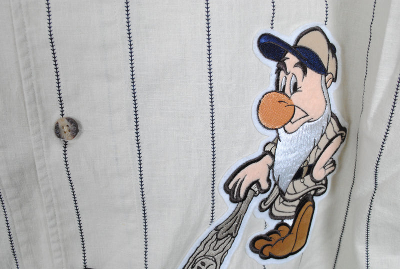 Vintage Disney 7Dwarfs Baseball MLB Jersey T-Shirt XLarge