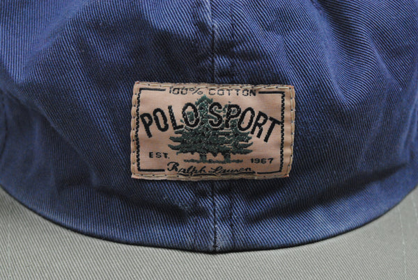 Vintage Polo Sport Ralph Lauren Cap made in USA cotton hat