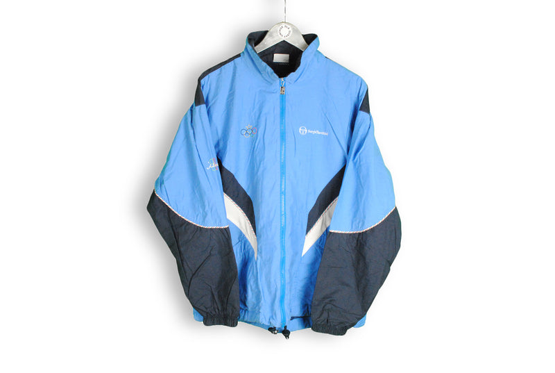 Vintage Sergio Tacchini Atlanta 1996 Olympic Games Track Jacket Large sport coat suit 90's style old school wear retro rare clothing