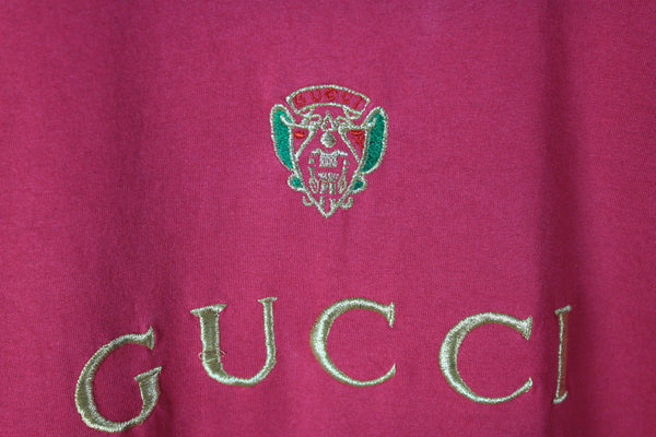 Vintage Gucci Bootleg Big Logo T-Shirt Large / XLarge