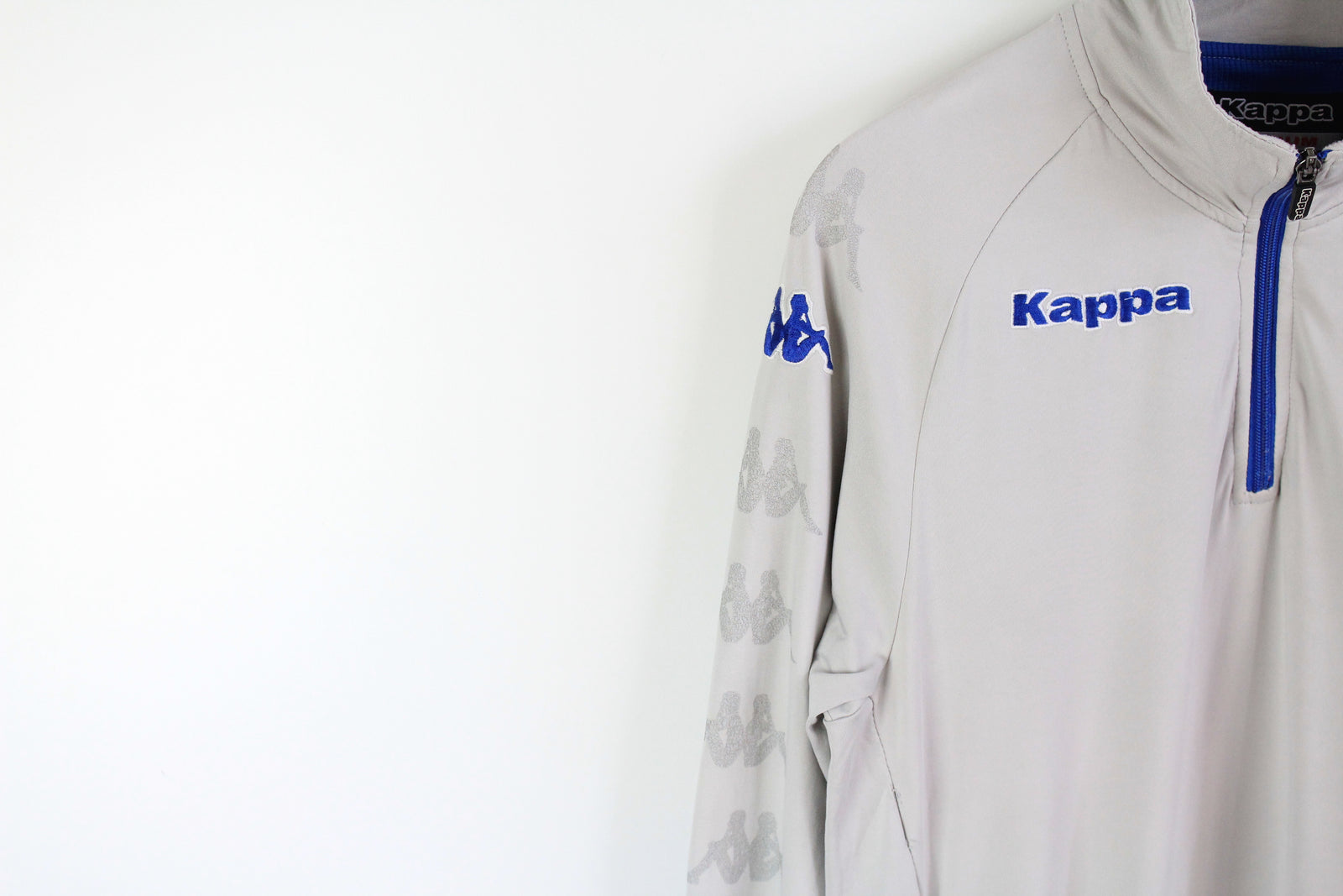 Sweat-shirt Vintage Kappa FC Copenhague Noir - 1/4 Zip, Taille 5XL, Football