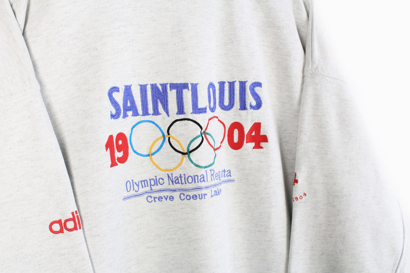 Vintage Adidas Saint Louis Olympic Games 1904 Sweatshirt XLarge