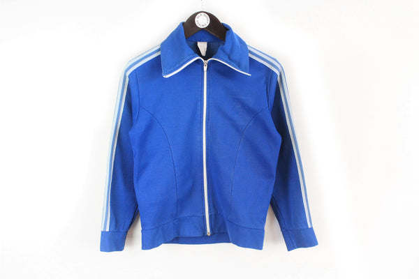 Vintage Adidas Track Jacket XXSmall / XSmall 80s classic athletic sport style full zip jacket
