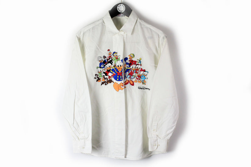 Vintage Disney Sergreta by Emmanuel Schvili Shirt Small / Medium big logo donald duck family shirt
