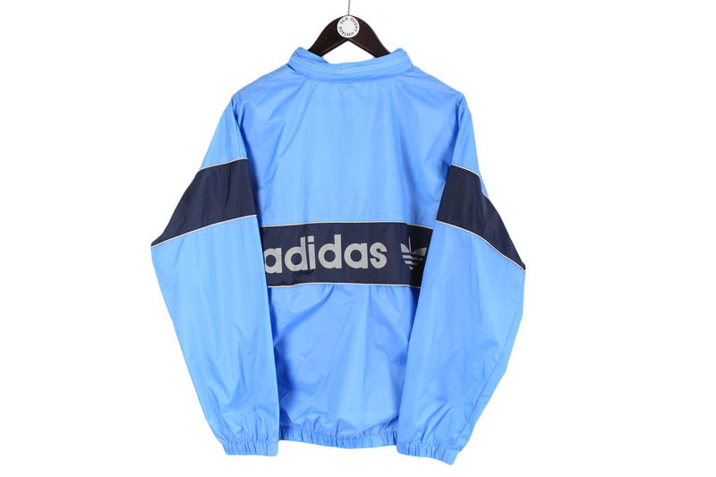 Vintage Adidas Hooded Windbreaker Jacket Medium