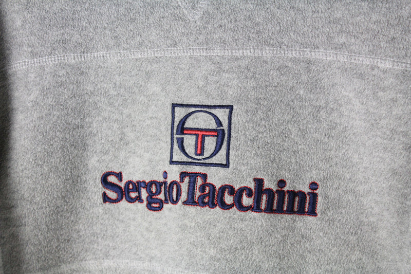 Vintage Sergio Tacchini Fleece Sweatshirt Large