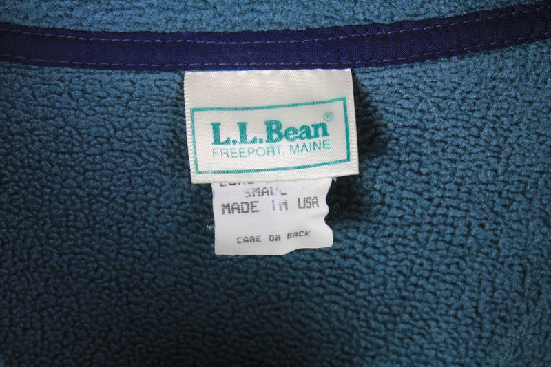 Vintage L.L.Bean Fleece Snap Buttons Small