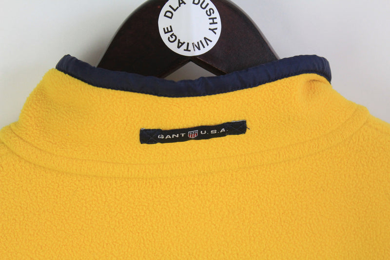 Vintage Gant Fleece Snap Buttons Medium / Large