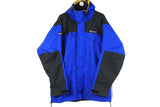 Vintage Berghaus Mera Peak Jacket XLarge blue hooded extreme outdoor 90s windbreaker