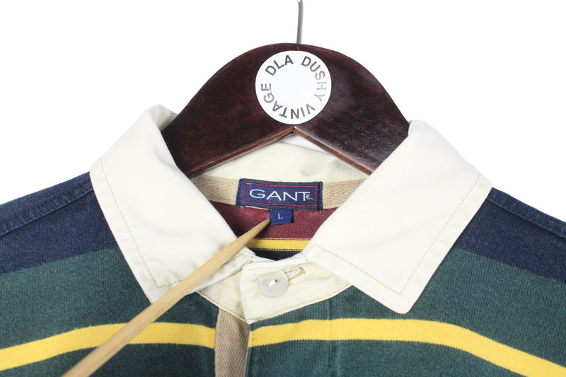 Vintage Gant Rugby Shirt Medium