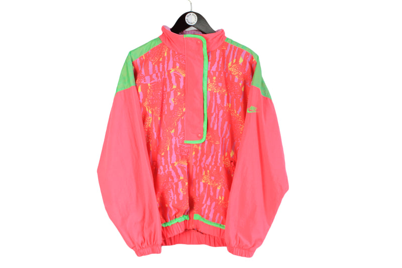 Vintage Nike Hooded Track Jacket Medium