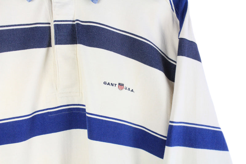 Vintage Gant Rugby Shirt XLarge / XXLarge