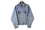 Vintage Levi's Denim Jacket Large blue 90's cotton jean coat