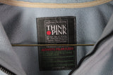 Vintage Think Pink Fleece Half Zip Large