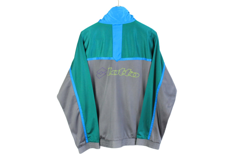 Lotto Mens Athletica Due Retro 90s Hooded Sweatshirt