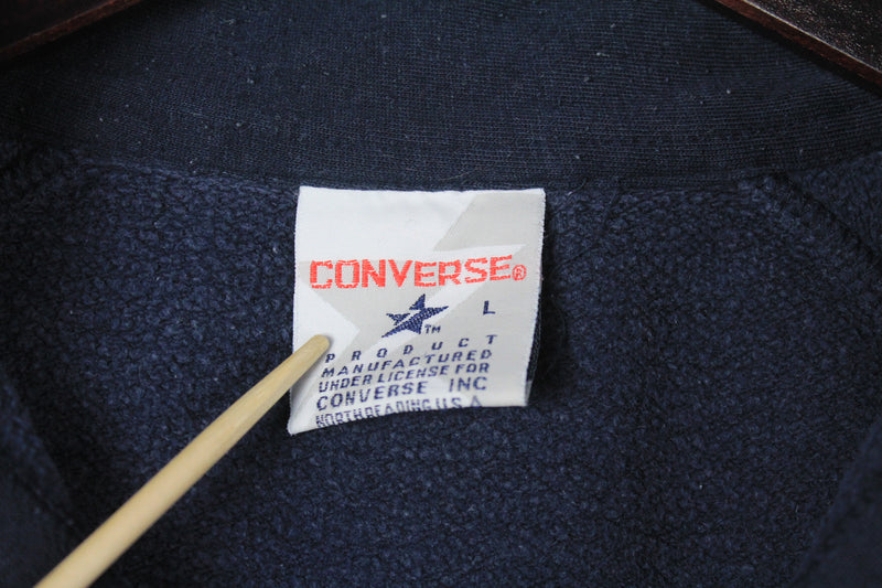 Vintage Converse Sweatshirt 1/4 Zip Medium