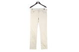 Jacob Cohen Pants Women's 30 beige authentic streetwear luxury denim jeans