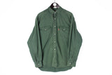 Vintage Levi's Shirt Large size men's classic green streetwear button up collared work wear 