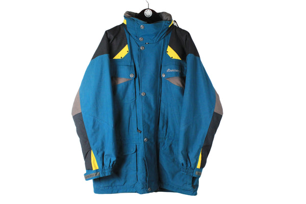 Vintage Nordica Jacket Large / XLarge ski outdoor 90s made in Hong Kong green coat retro style 