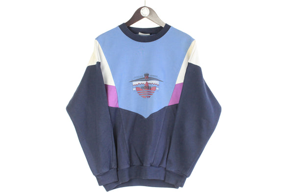 Vintage Adidas Sweatshirt Medium size men's pullover big logo 90's style long sleeve crewneck old school