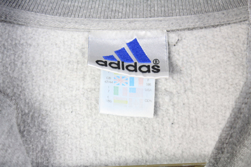 Vintage Adidas Sweatshirt 1/4 Zip Large / XLarge