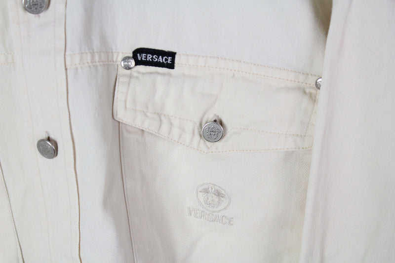 Vintage Versace Denim Shirt Large