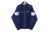 vintage NIKE track jacket sleeve big logo authentic Size L blue retro rave hipster sport athletic 90s 80s hip hop running coat streetwear