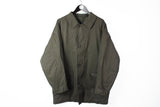 Vintage Burberrys Jacket  green nova check lining green military style 90s jacket  XLarge