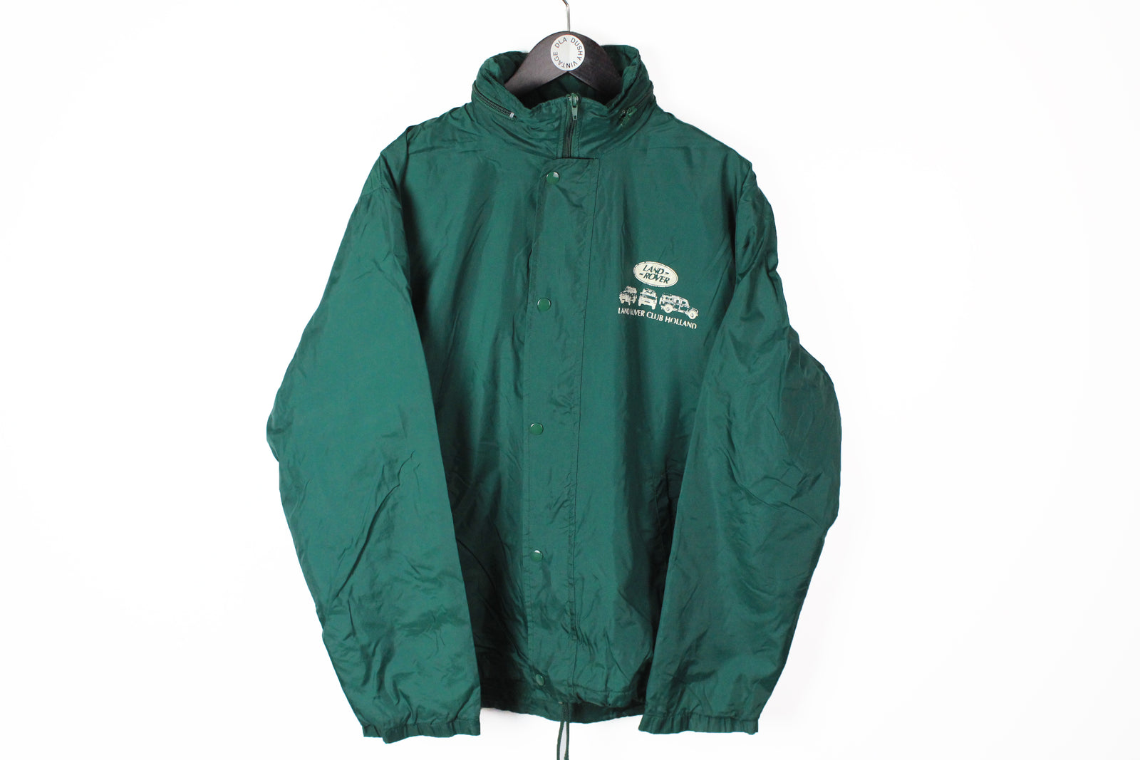 LAND ROVER フード付きレインジャケット 表記サイズUK(M)US(S) Genuine Land Rover Mens Navy Hooded Rain Jacket Small 51LGJM452NVC