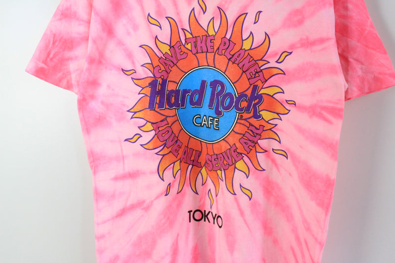 Vintage Hard Rock Cafe Tokyo Tie Dye T-Shirt Large / XLarge