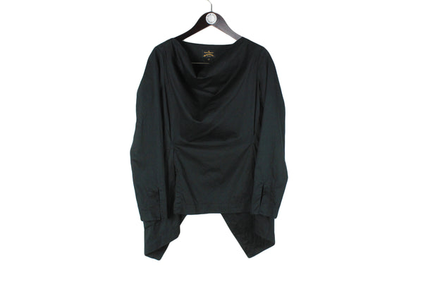 Vivienne Westwood Blouse Women's Large size black basic luxury outfit rare classic wear official shirt