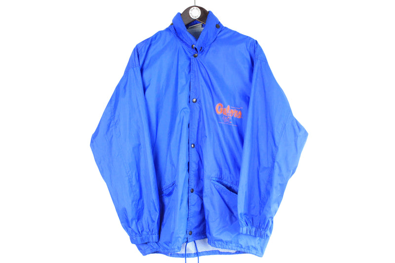 Vintage Gators Florida Jacket Large size bright windbreaker streetwear 90's USA Sport team