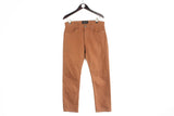 Ermenegildo Zegna Pants men's classic luxury brand brown cotton pants streetwear
