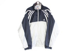 Vintage Adidas Track Jacket XXLarge size men's oversize sport wear retro athletic clothing full zip windbreaker 90's outfit
