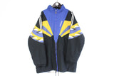 Vintage Adidas Jacket Large / XLarge size men's retro full zip windbreaker bright multicolor rare ertro 90's outfit 