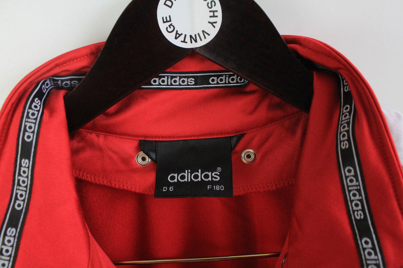 Vintage Adidas Track Jacket Half Sleeve Large