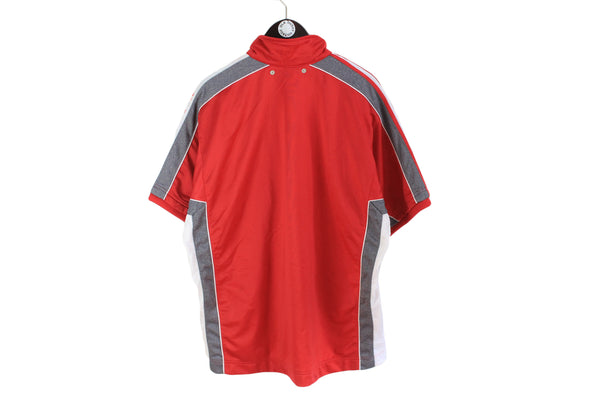 Vintage Adidas Track Jacket Half Sleeve Large