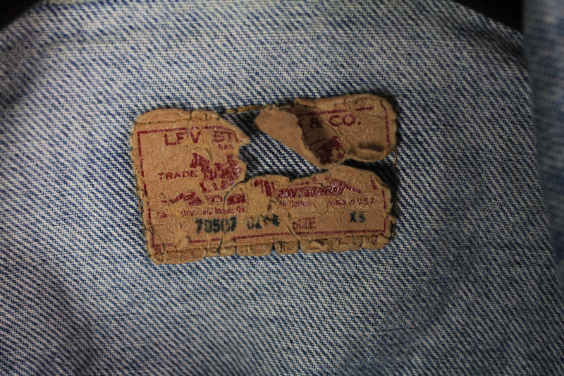 Vintage Levis Denim Vest XSmall / Small