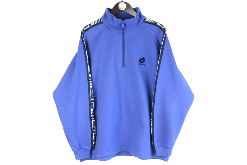 Vintage Lotto Tracksuit XLarge size sport sweatshirt and pants retro suit rare athletic wear 90's clothing