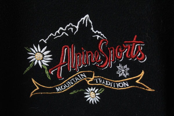 Vintage Alpine Sports Fleece Half Zip Women's Large