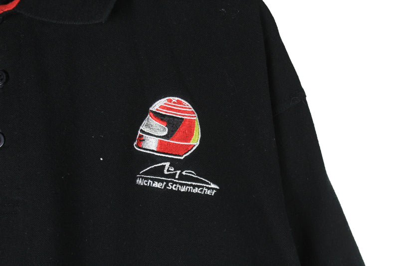 Vintage Michael Schumacher Polo T-Shirt XXLarge