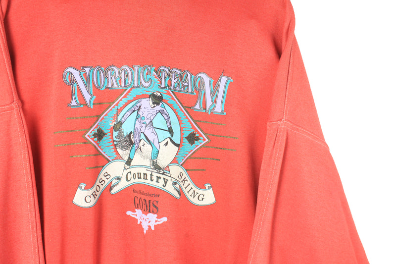 Vintage Ski Sweatshirt XLarge