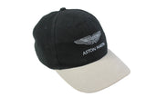 Aston Martin Cap black 00s racing Formula 1 big logo retro hat