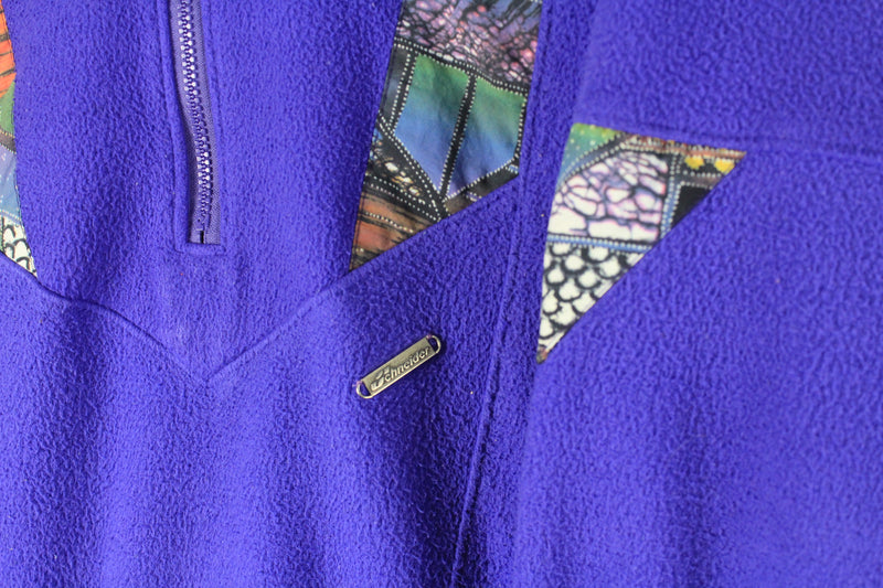 Vintage Schneider Fleece Half Zip Small