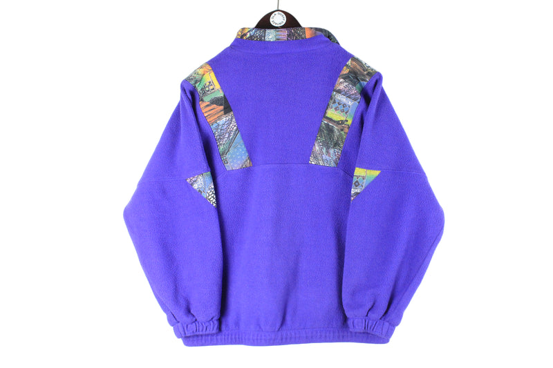 Vintage Schneider Fleece Half Zip Small