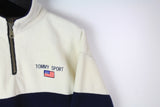 Vintage Tommy Sport Fleece 1/4 Zip Small