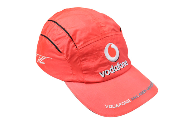 Vintage McLaren Mercedes Fernando Alonso Cap red racing Formula 1 Vodafone retro rare 00s hat 2007