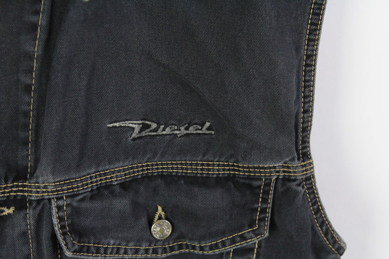 Vintage Diesel Denim Vest Small